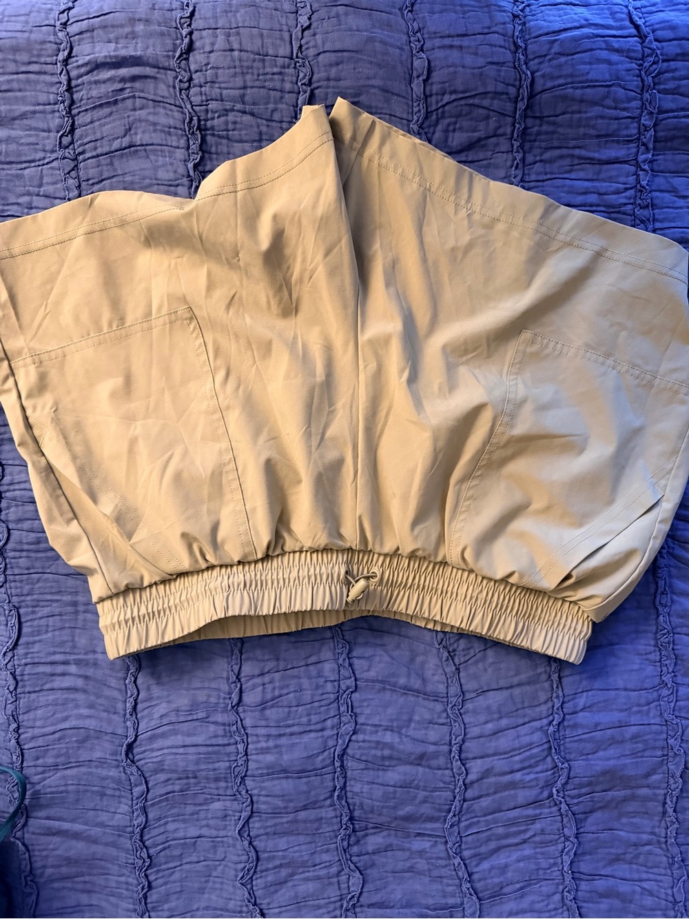 Spyder Sage Green Elastic-Waist Cargo Shorts